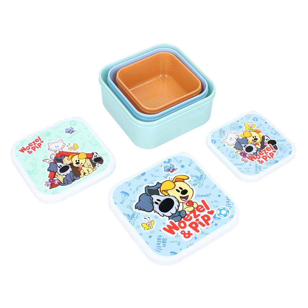 Woezel en pip snackbox 3 in 1 verse hapjes