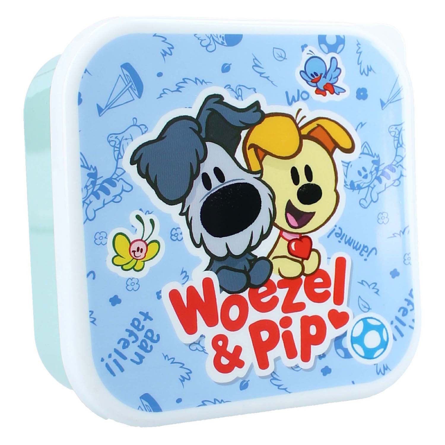 Woezel en pip snackbox 3 in 1 verse hapjes