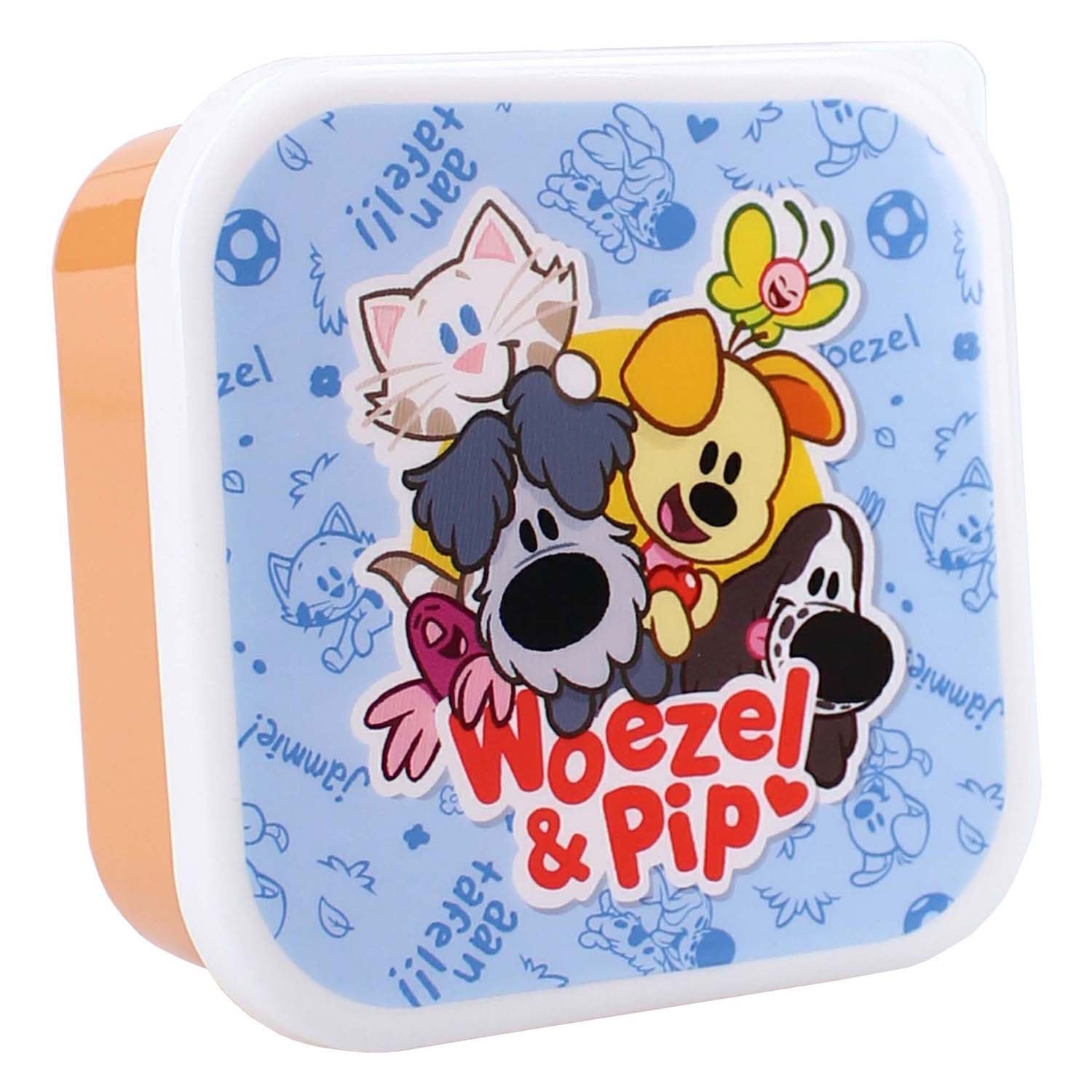 Woezel en pip snackbox 3 in 1 verse hapjes
