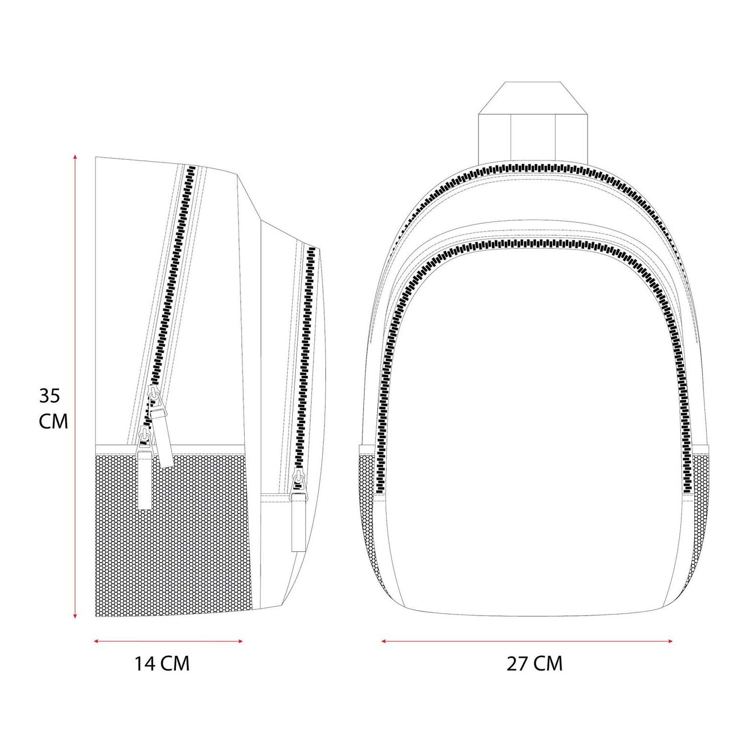 Rugzak Pokémon moet ze allemaal vangen! 35x27 35 x 27 x 18 cm