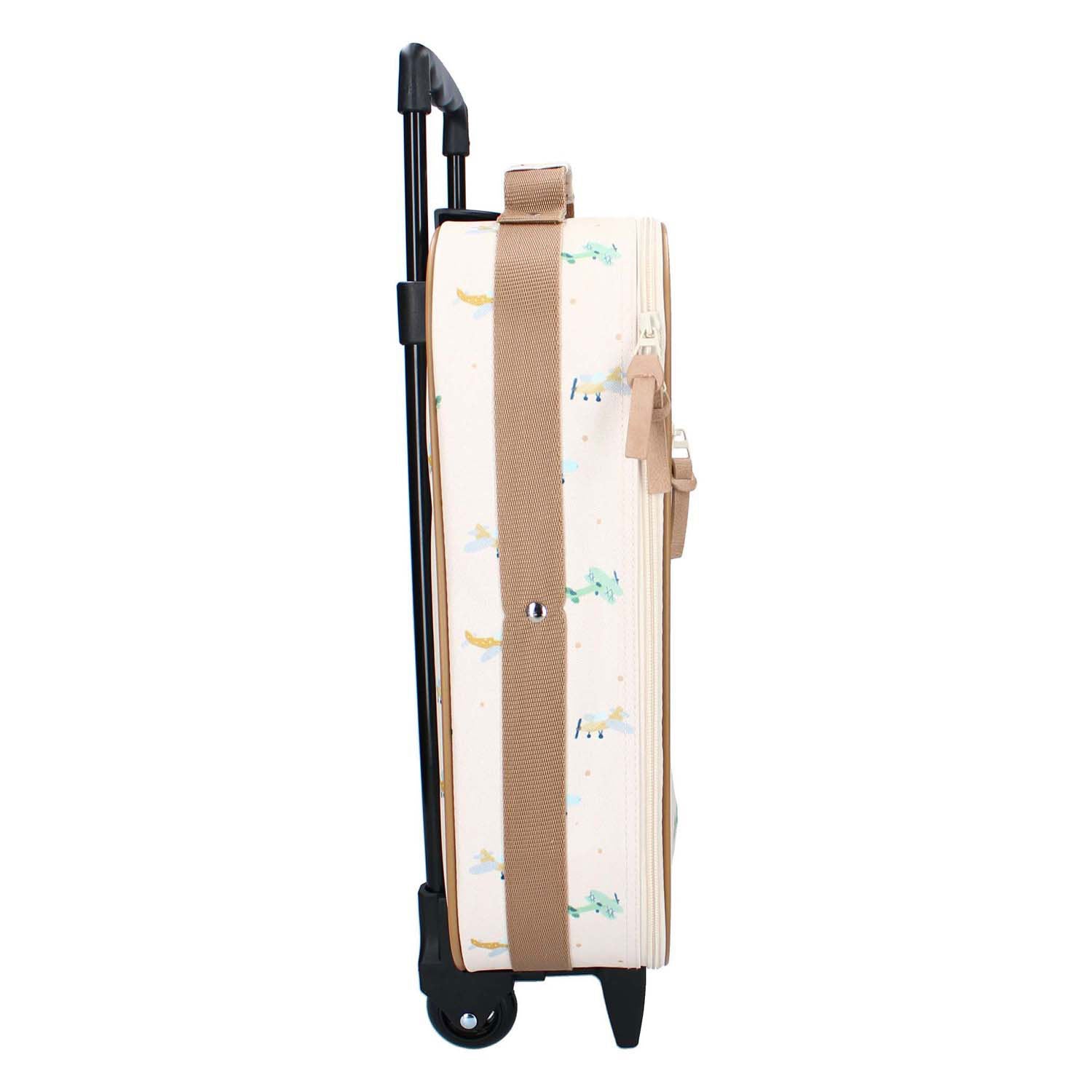 Kidzroom trolley koffer small talk - vliegtuigen