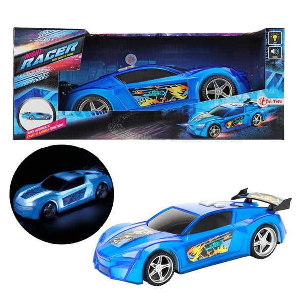 Toi-toys toi toys rally raceauto blauw + l-g