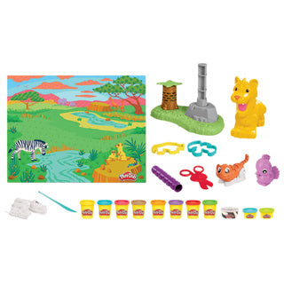 Play-doh leeuw