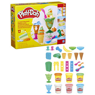 Playdoh ijsjes feest