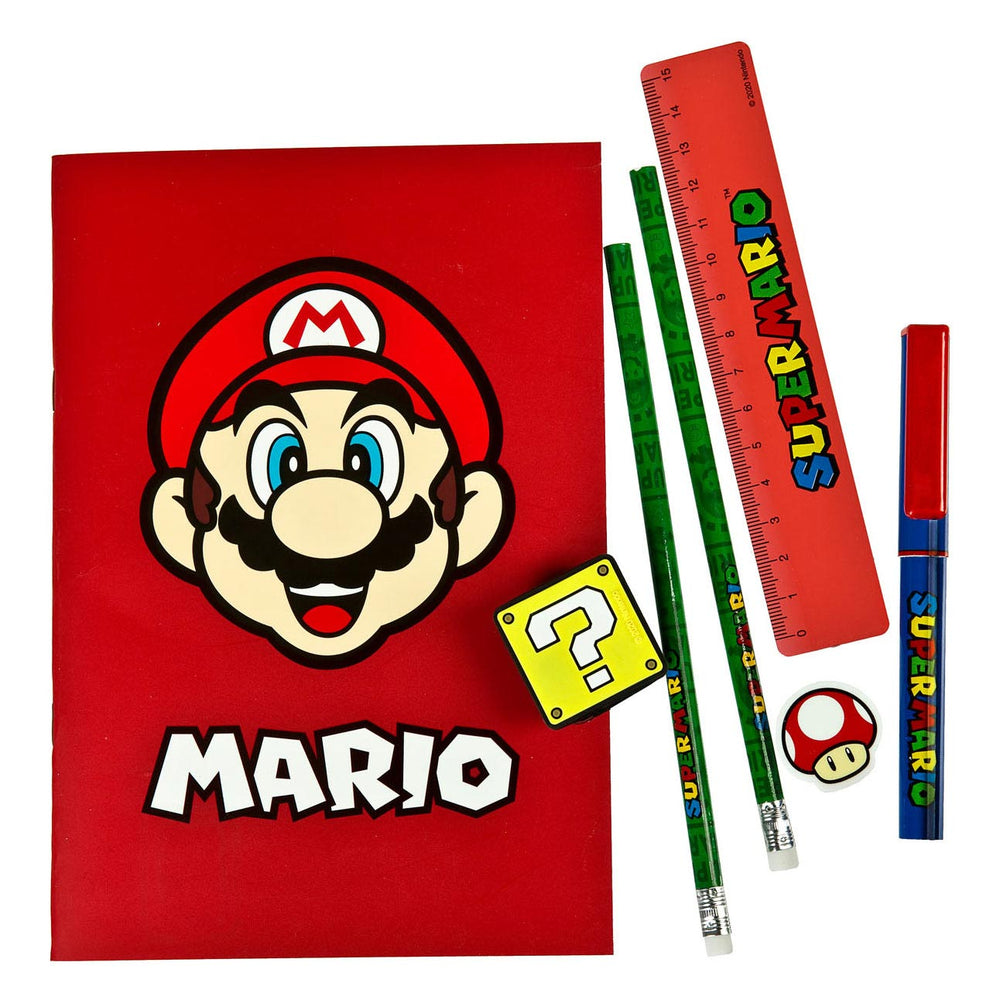 Undercover super mario schrijfset, 7dlg.