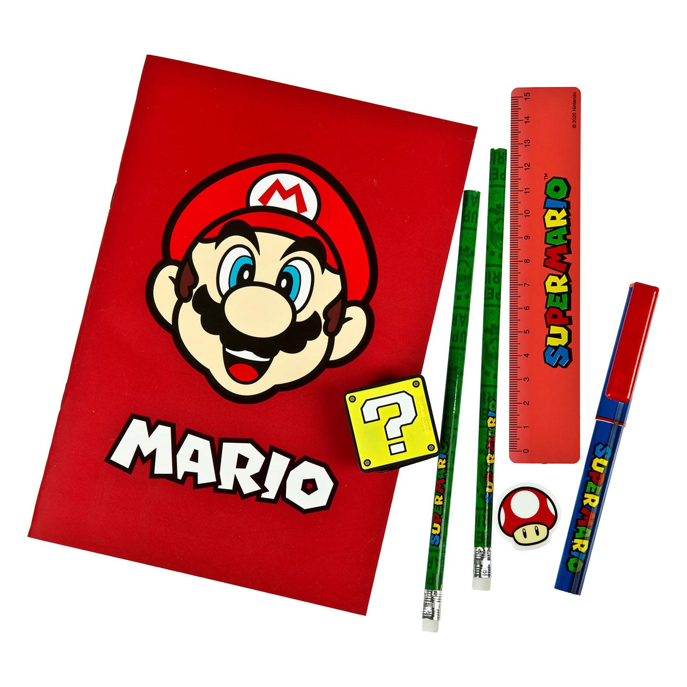 Super Mario Schrijfset, 7dlg.