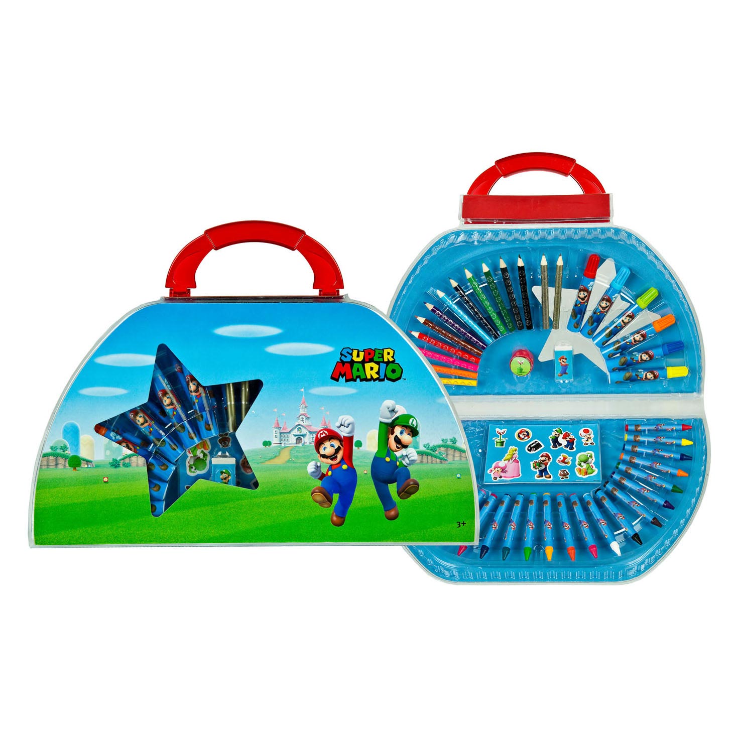 Undercover super mario kleurkoffer, 51dlg.