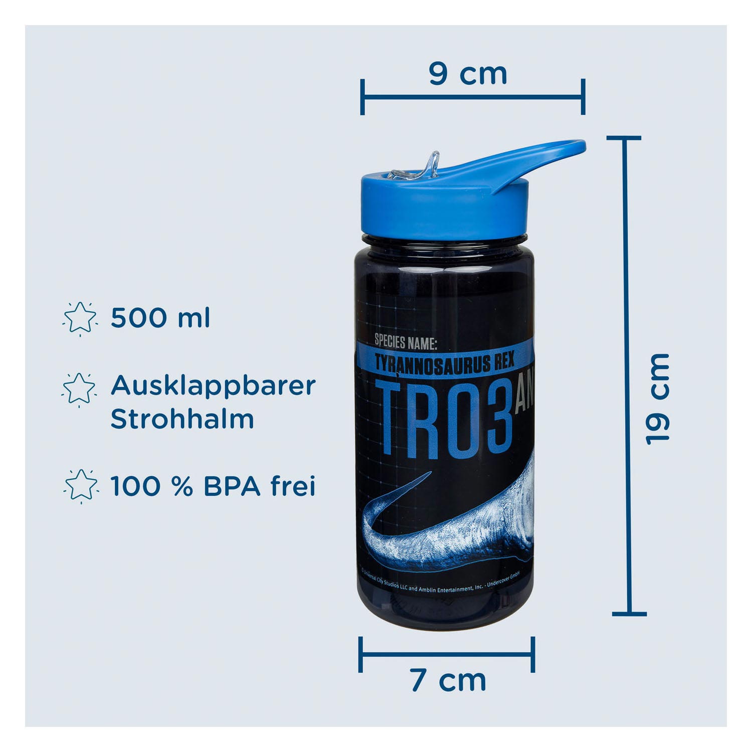 Basic jurassic world drinkfles, 500ml