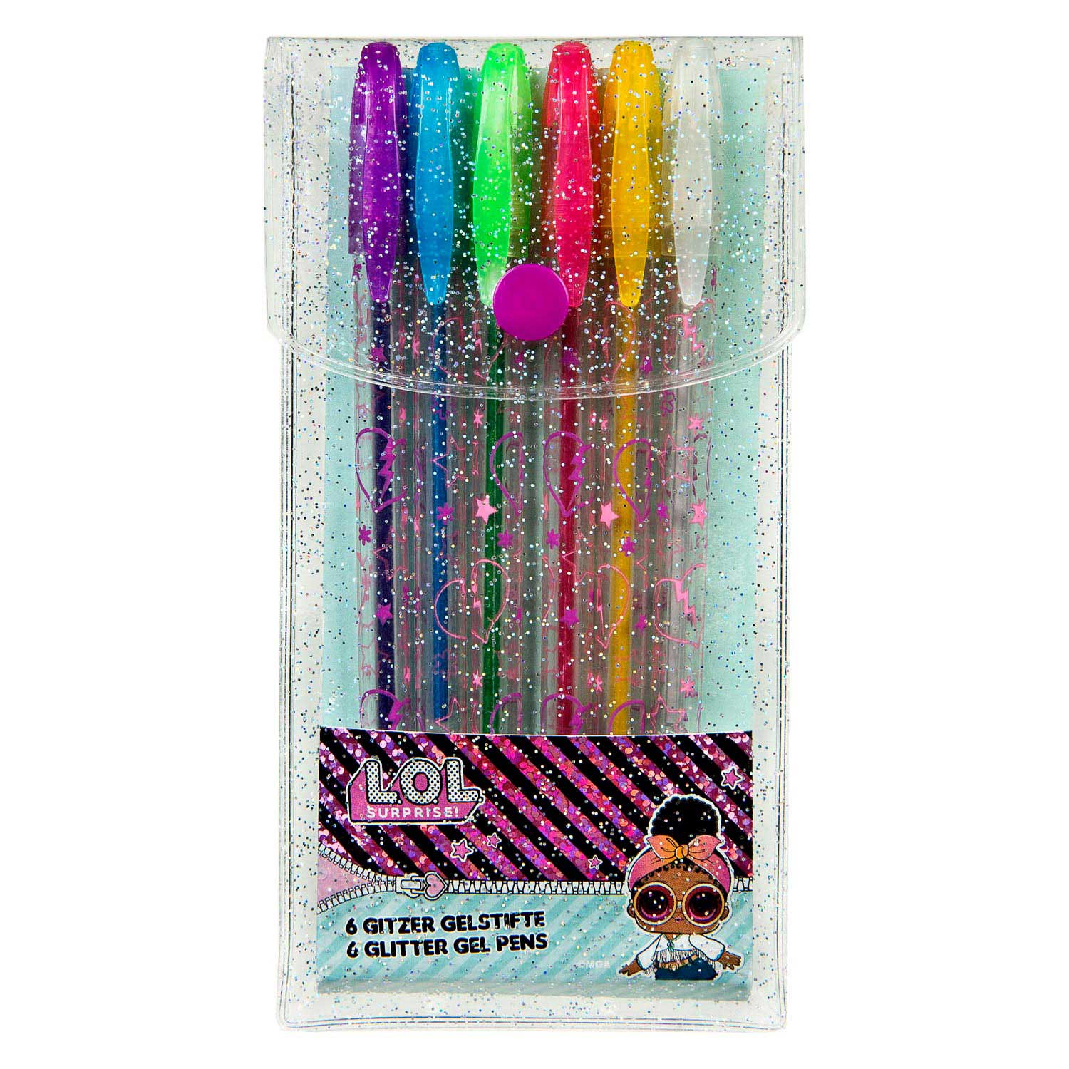 LOL Verrassing! Glitter Gelpennen, 6st.