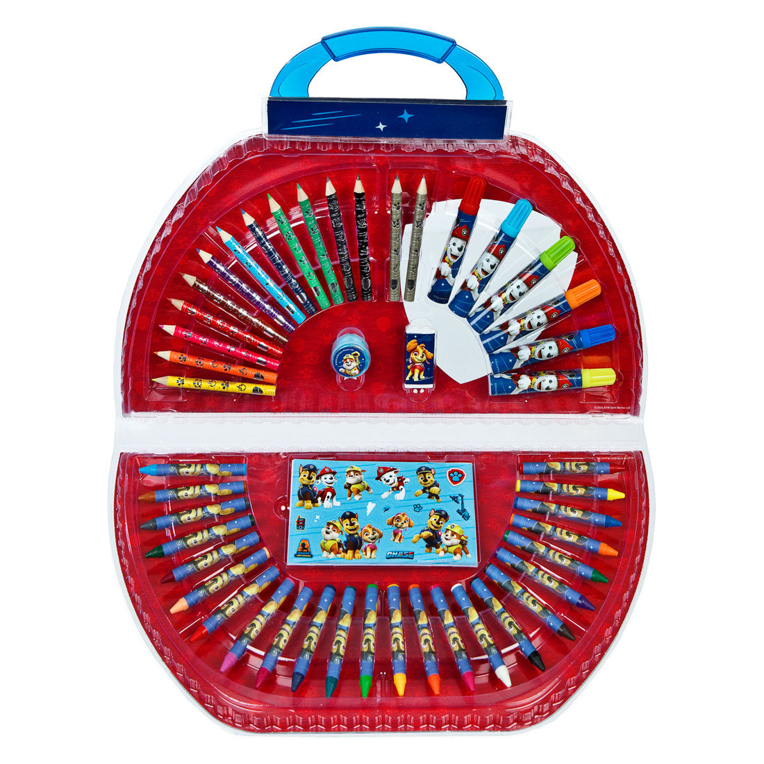 Undercover Paw Patrol kleurkoffer 51-delig