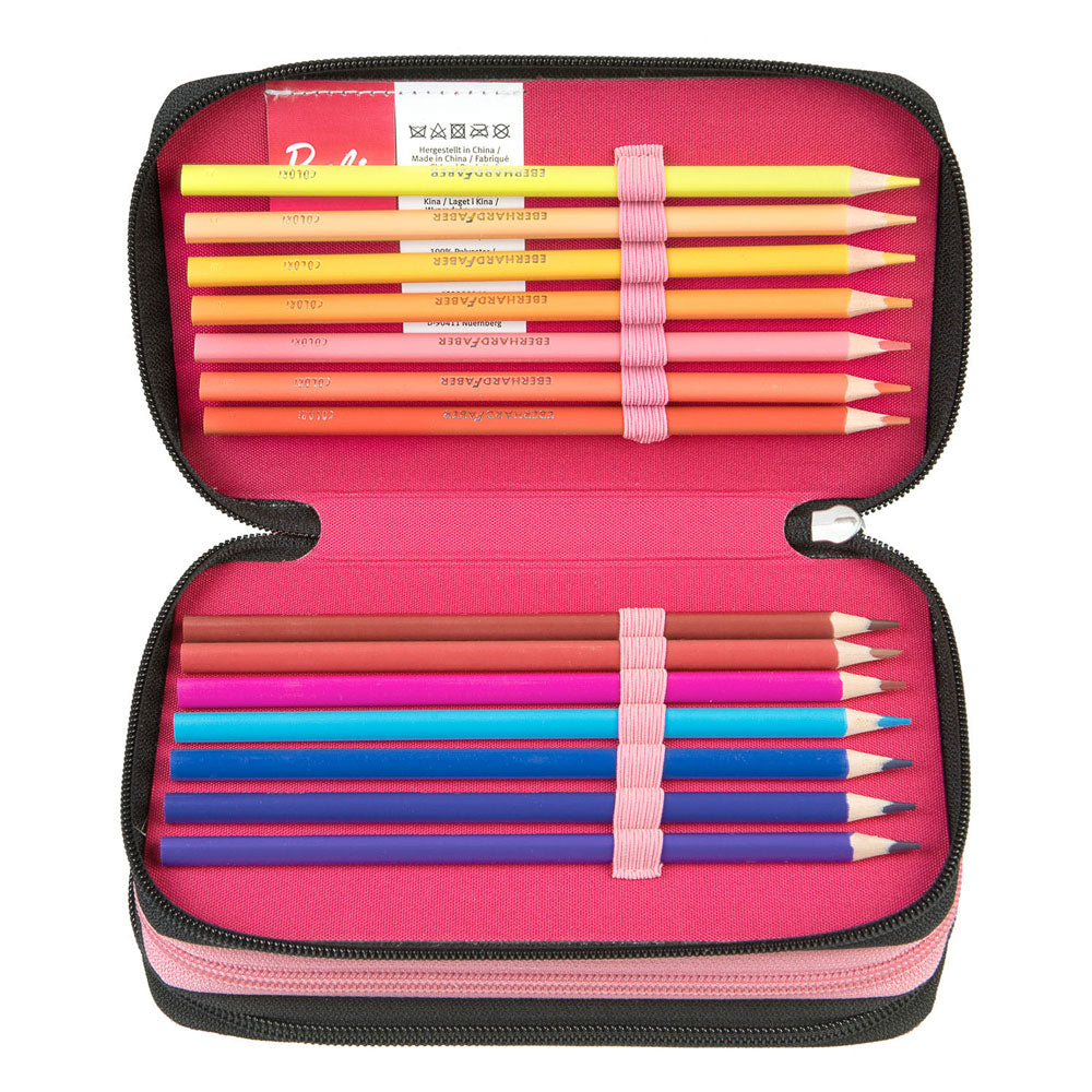 Undercover 3-vaks gevulde etui barbie