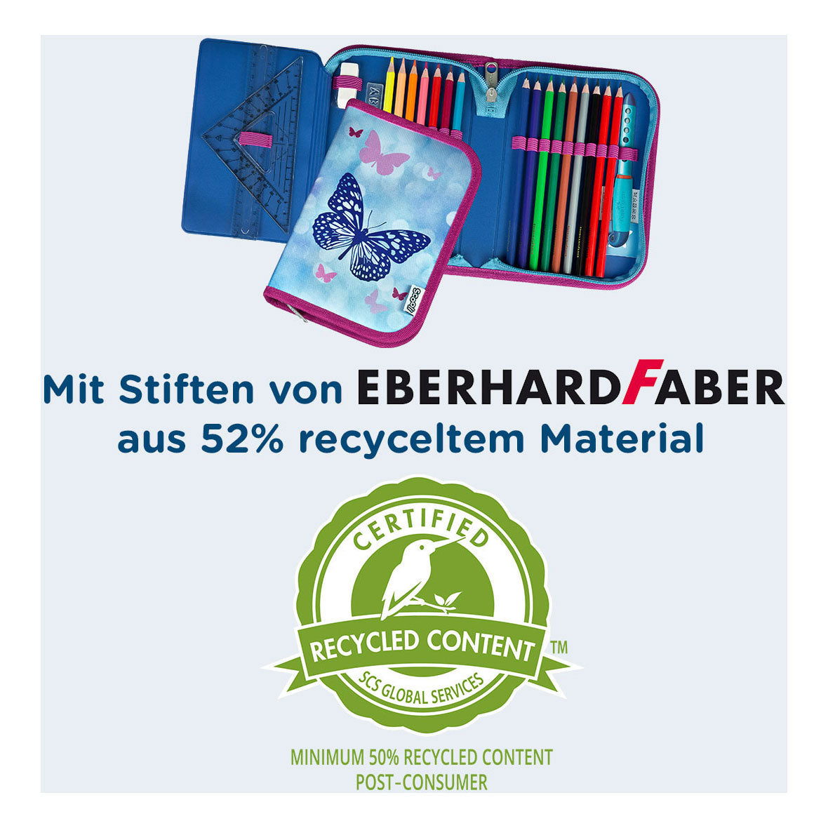 Undercover gevulde etui vlinders