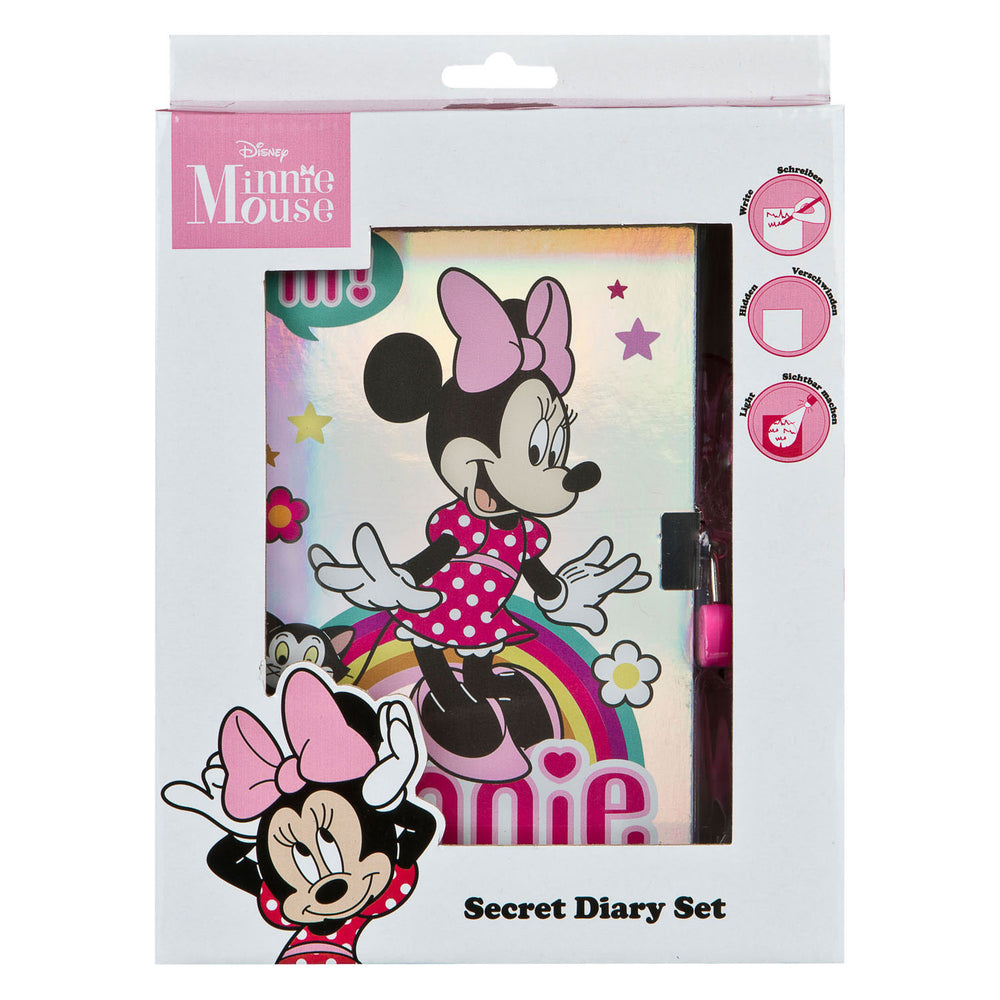 Undercover geheim dagboek minnie mouse met uv-pen