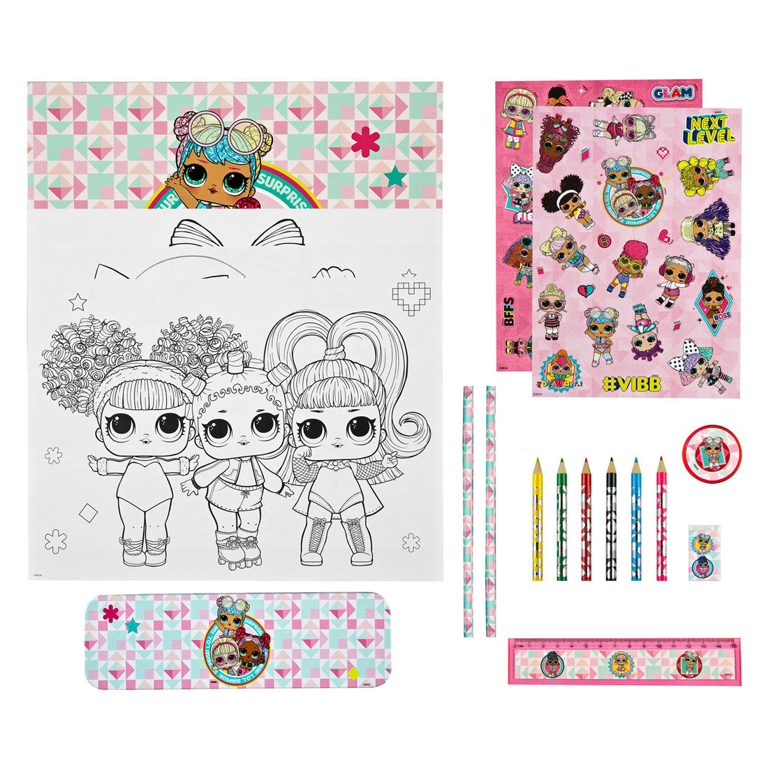 Lol schrijfwarenset verrassing in tasje