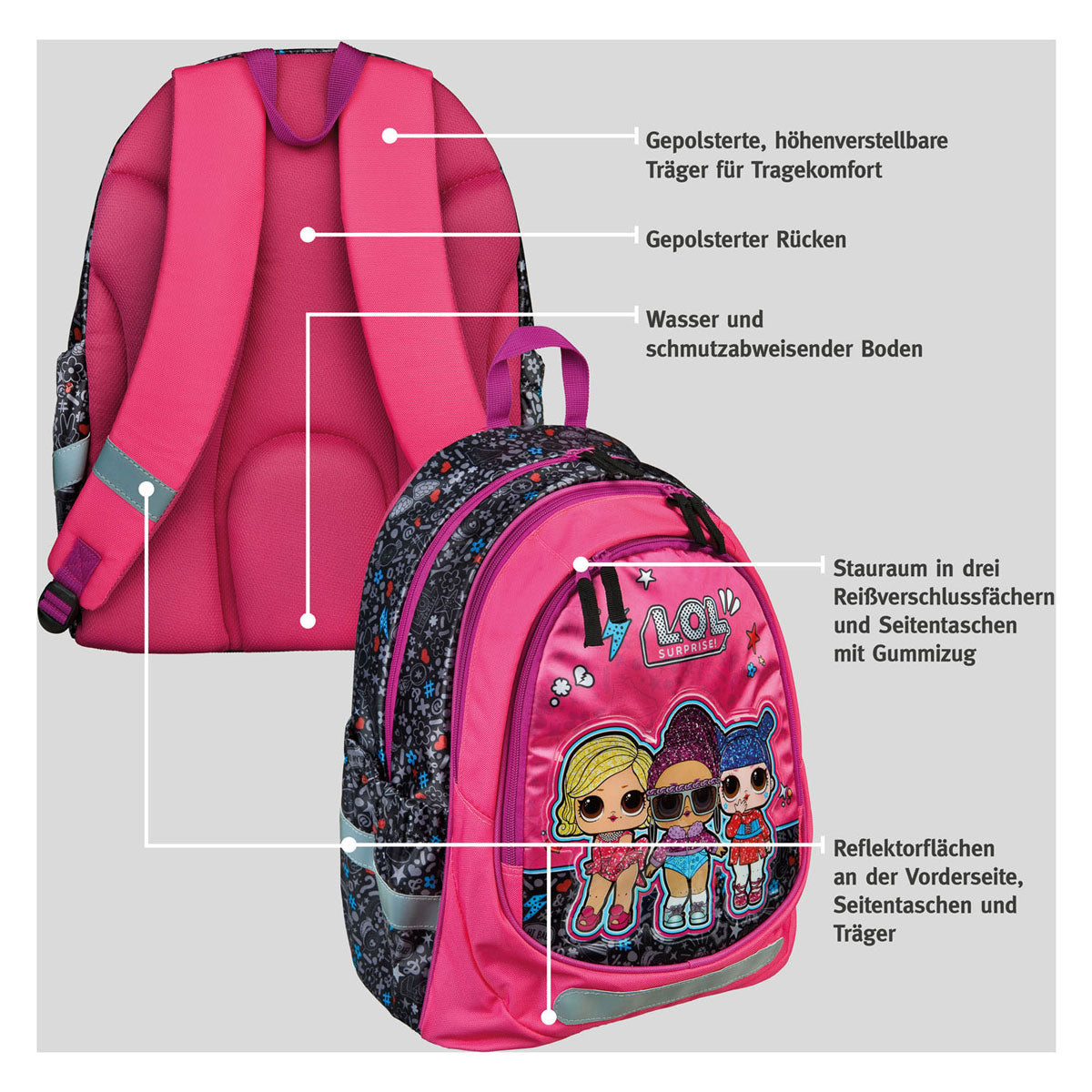 Lol school rugzak verrassing