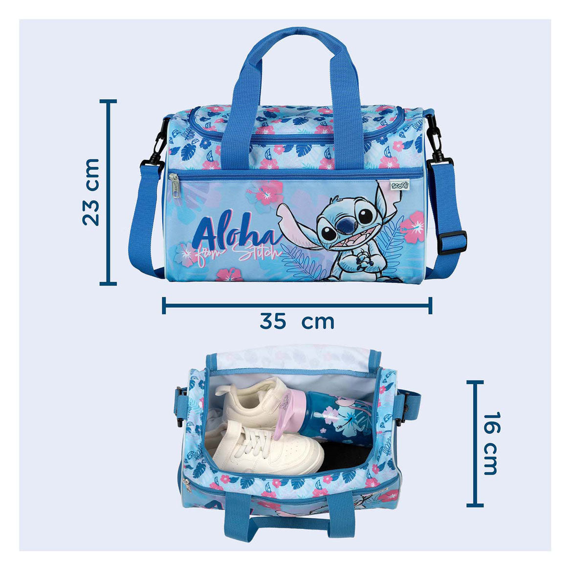 Undercover stitch sporttas - 35x16x23cm