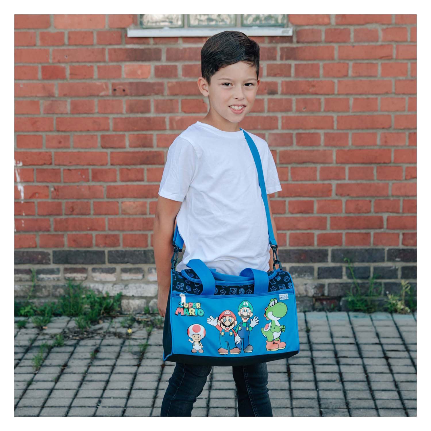 Undercover sporttas super mario blauw