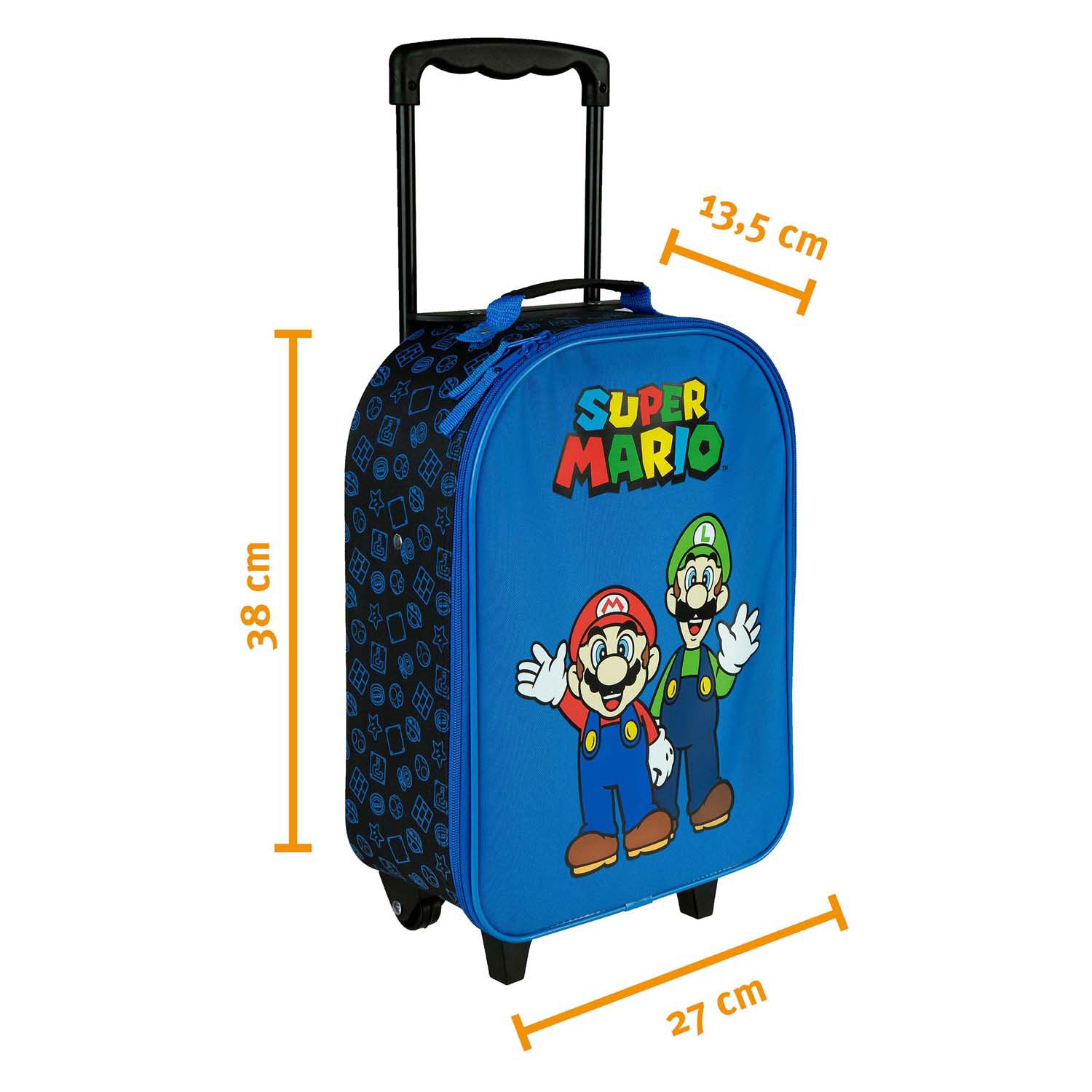 Undercover kindertrolley super mario blauw