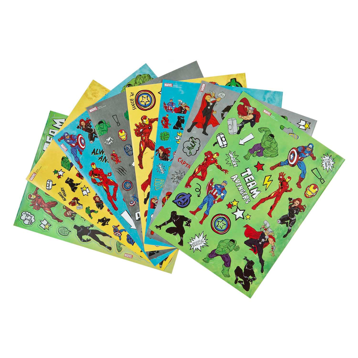 Undercover stickerboek avengers met 8 afgesloten