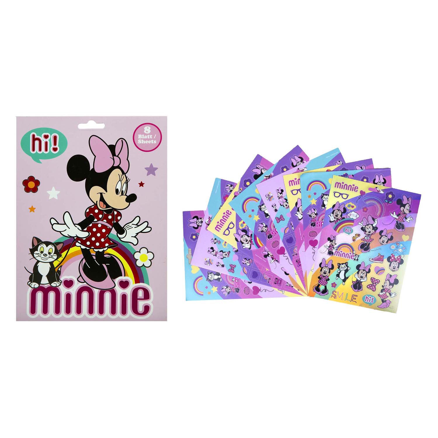 Undercover stickerboek minnie mouse met 8 afgesloten
