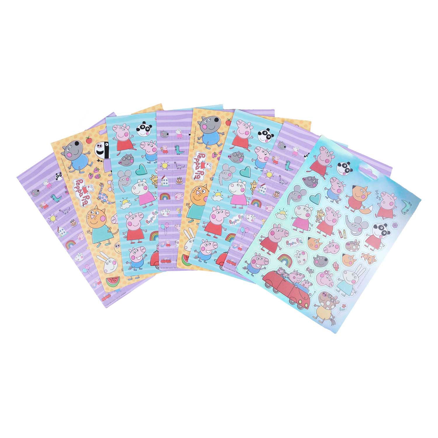 Undercover stickerboek peppa pig met 8 afgesloten