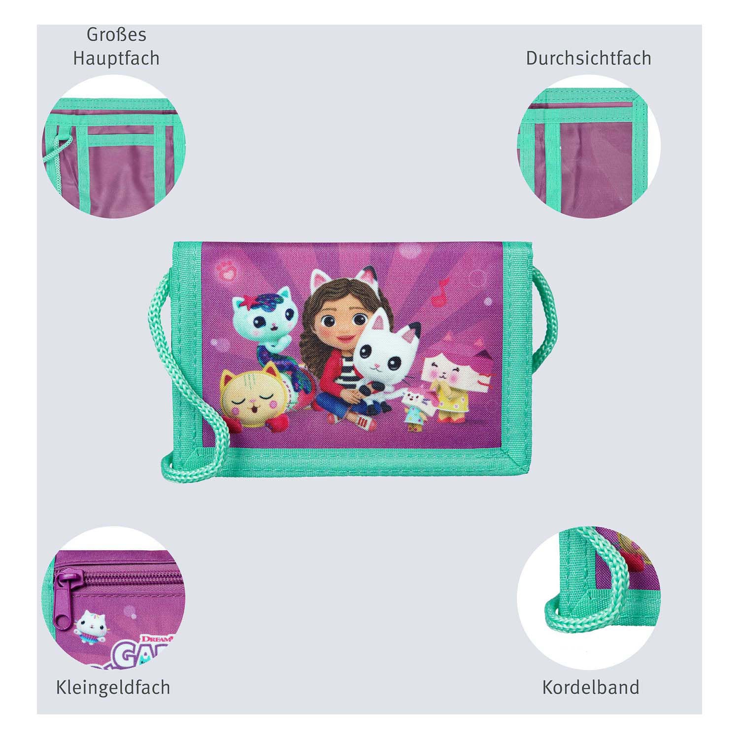 Undercover portemonee gabby's poppenhuis