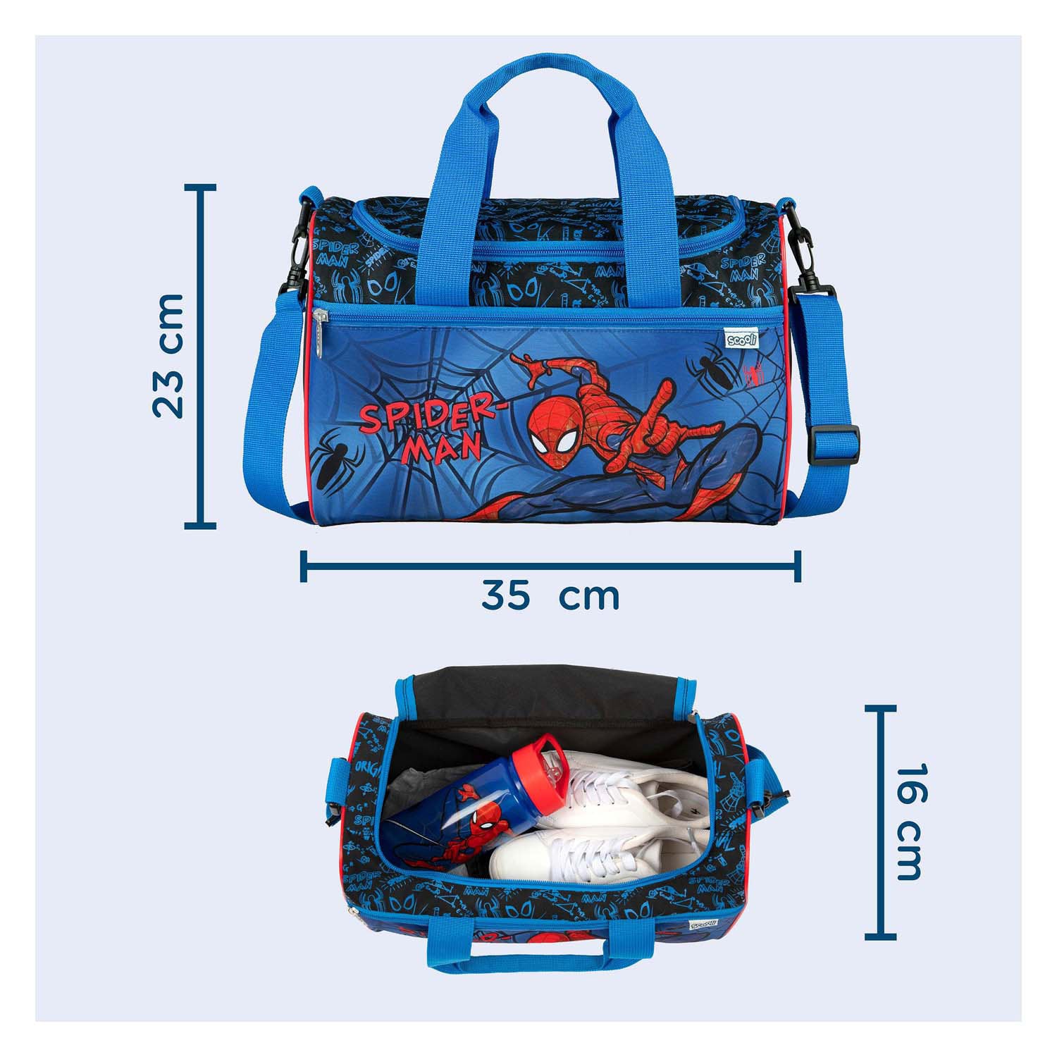 Undercover sport als spider-man