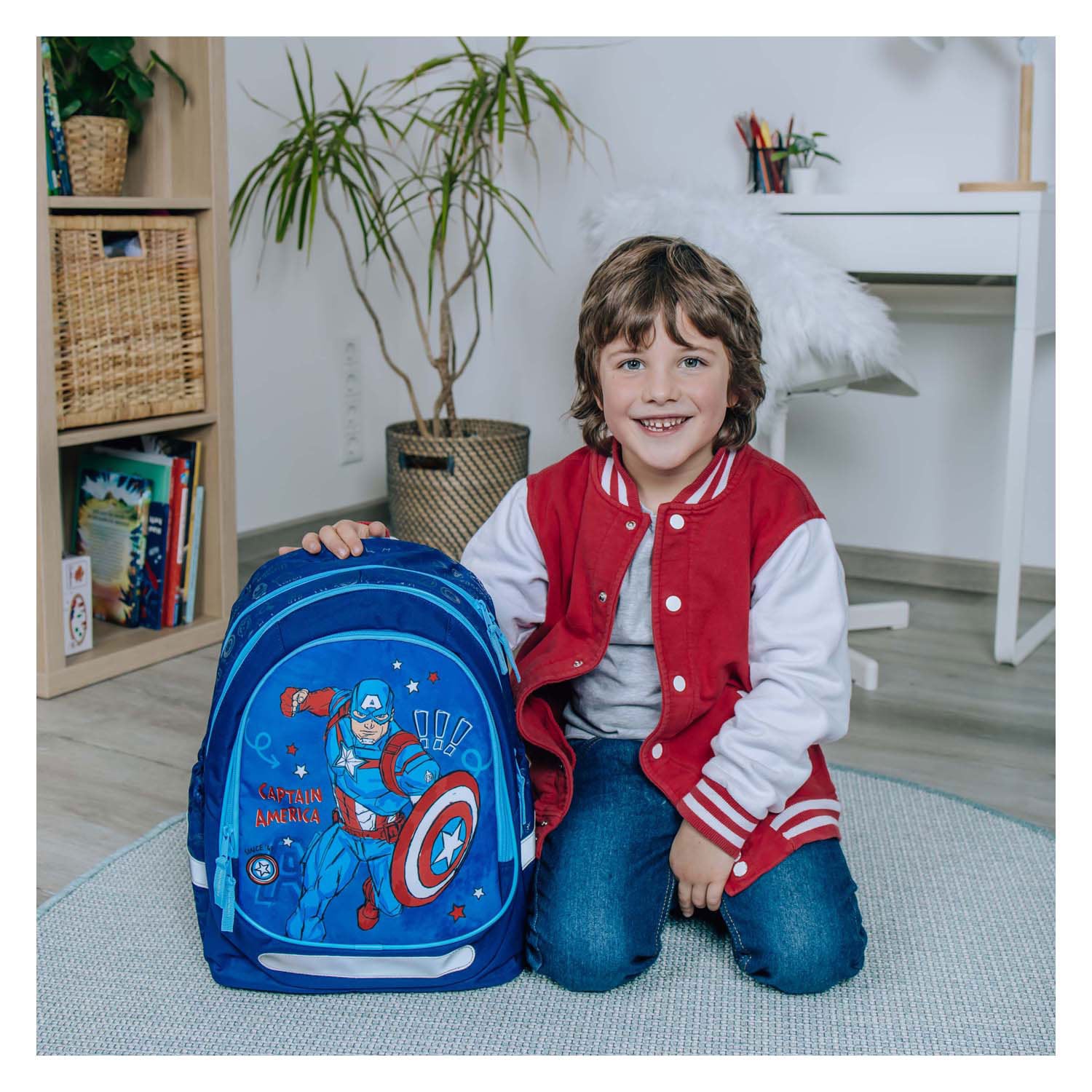 Undercover ergonomische schoolrugzak captain america