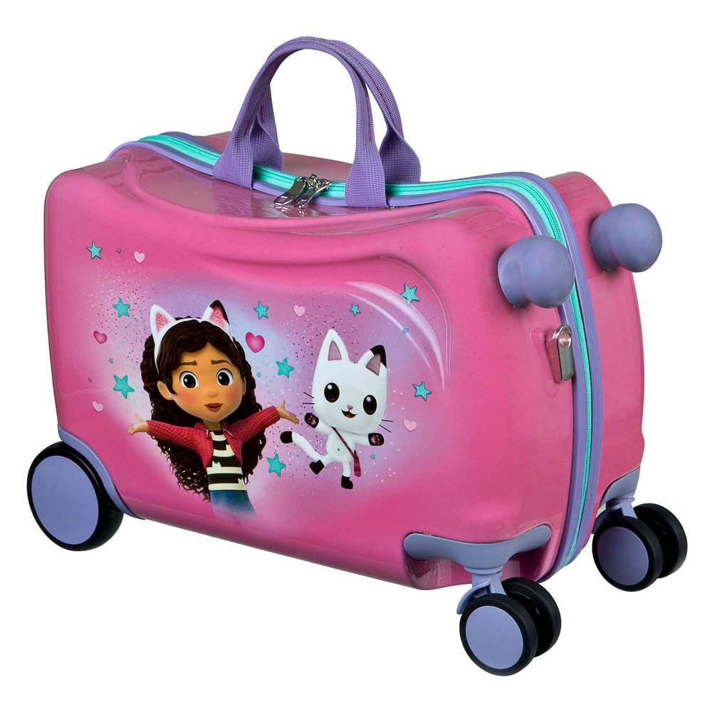 Undercover trolleykoffer ride-on gabby's poppenhuis