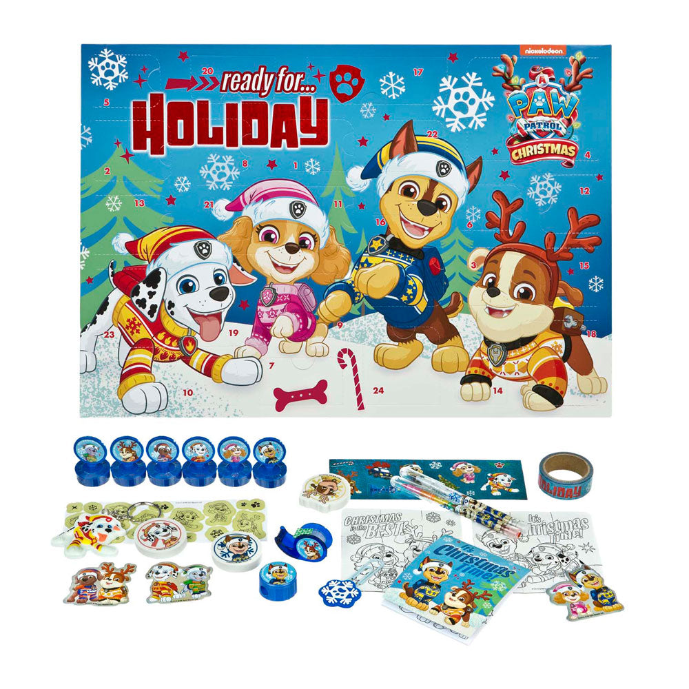 Undercover paw patrol speelgoed adventskalender kerst.