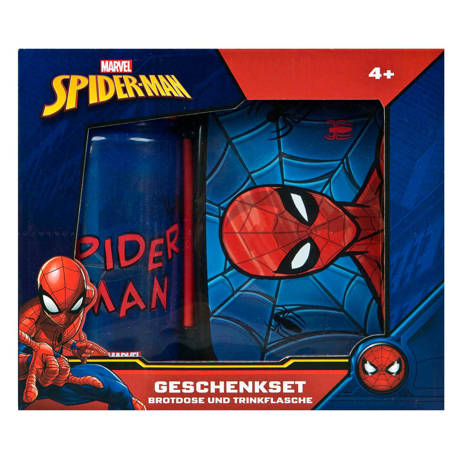 Undercover broodtrommel en drinkfles spiderman