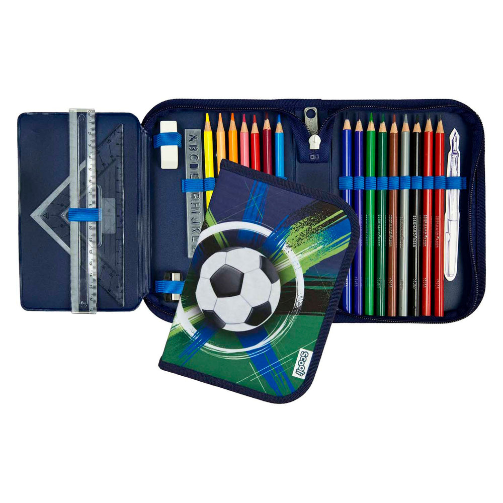 Undercover gevuld etui - voetbal