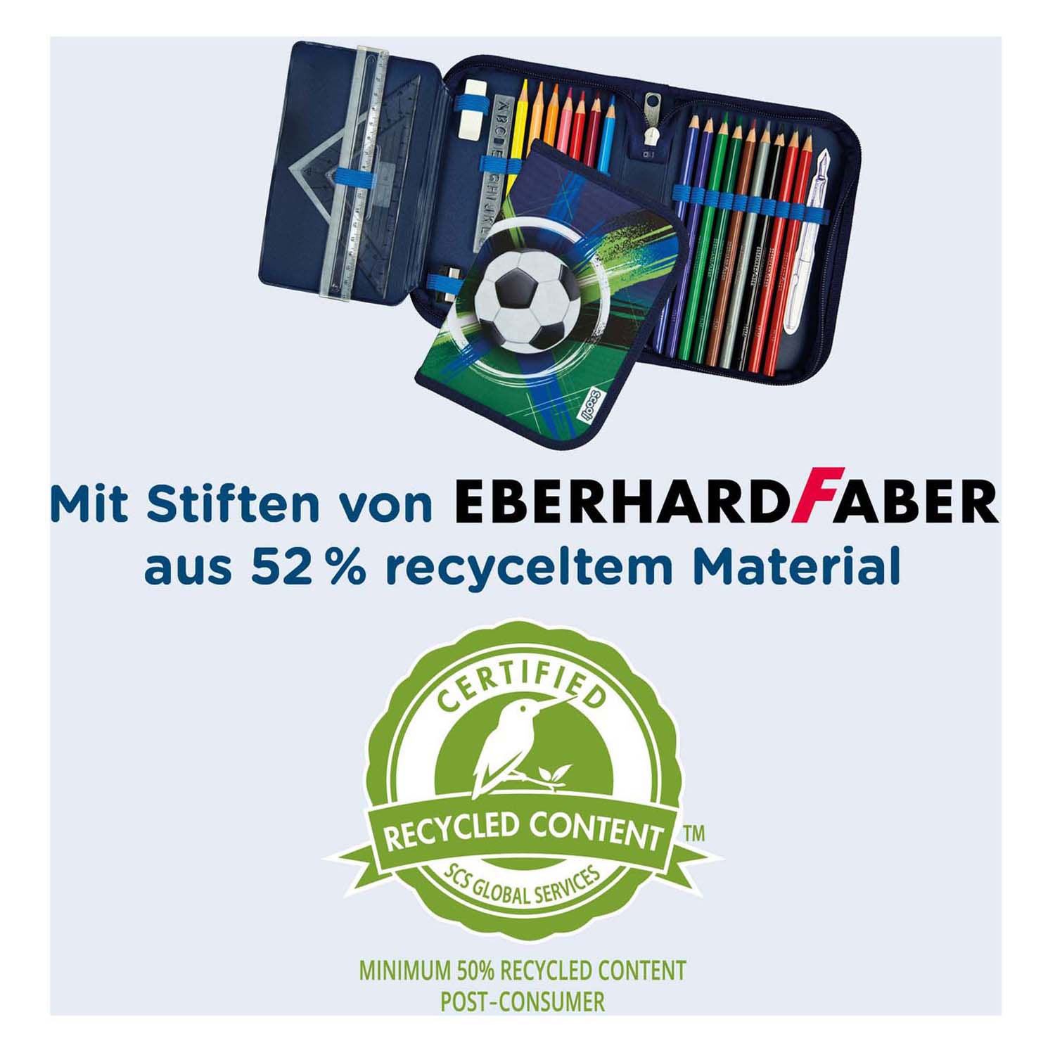 Undercover gevuld etui - voetbal