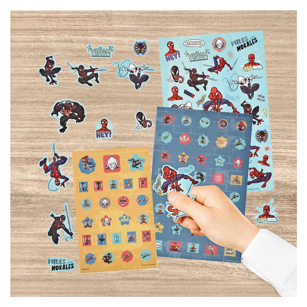 Spider-man super sticker set spiderman - 500+st.