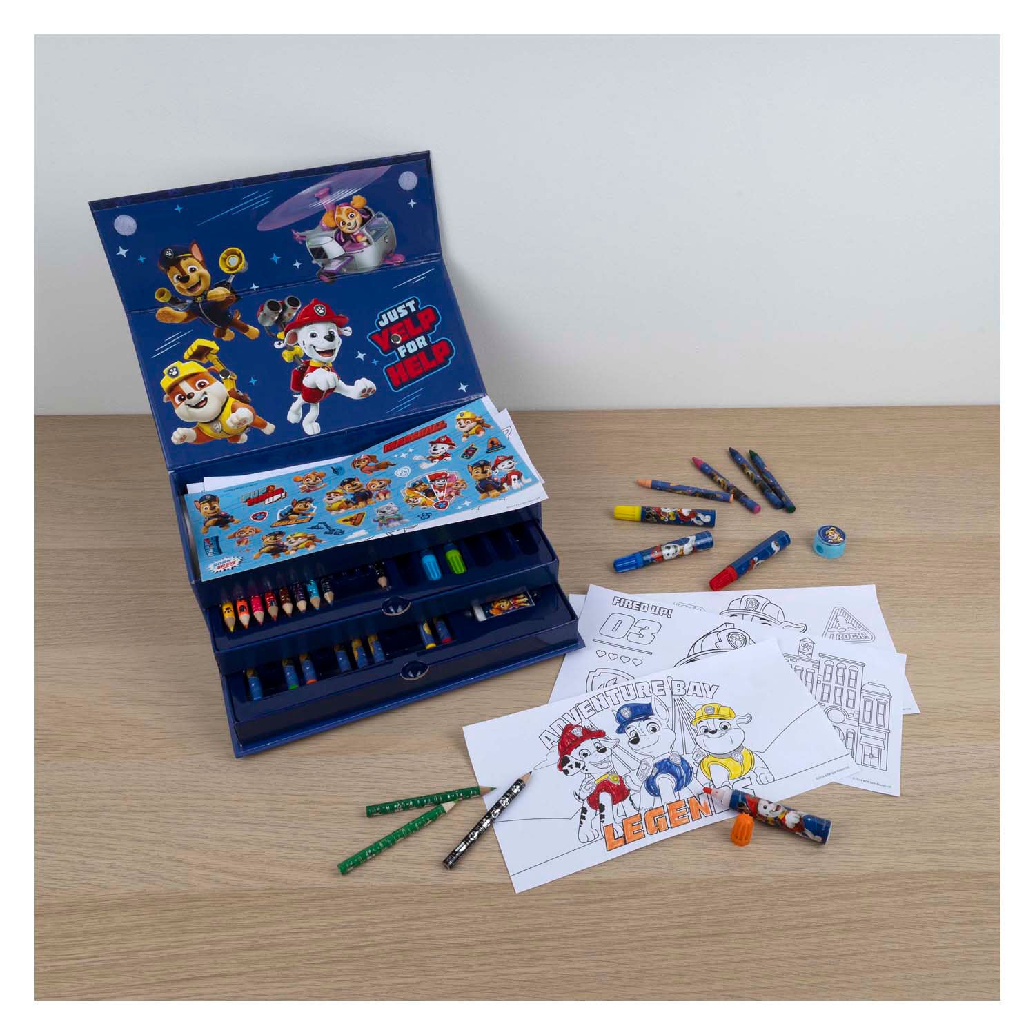 Paw patrol kleurkoffer - 44dlg..
