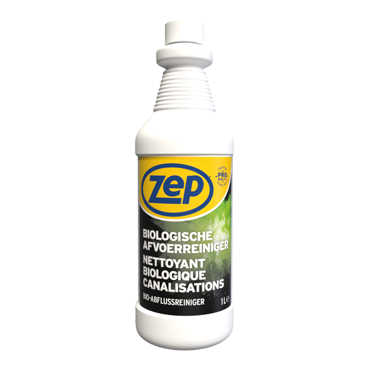 Zep 1070019 - biologische afvoerreiniger 1l | 3 stuks