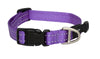 Rogz for dogs snake halsband paars