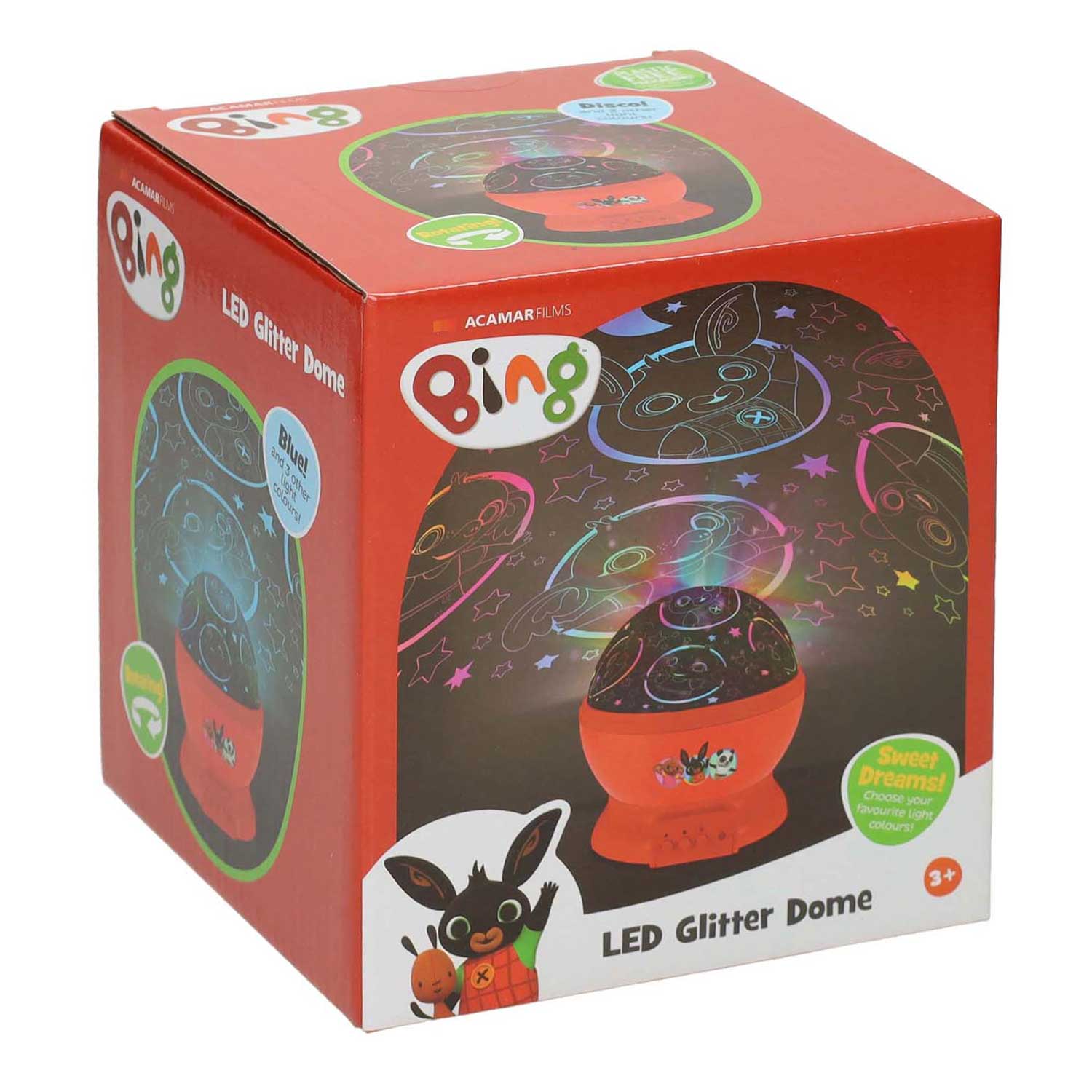 Bing led glitterkoepel