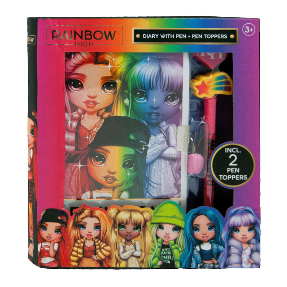 Speelgoedland rainbow high dagboek met pennen