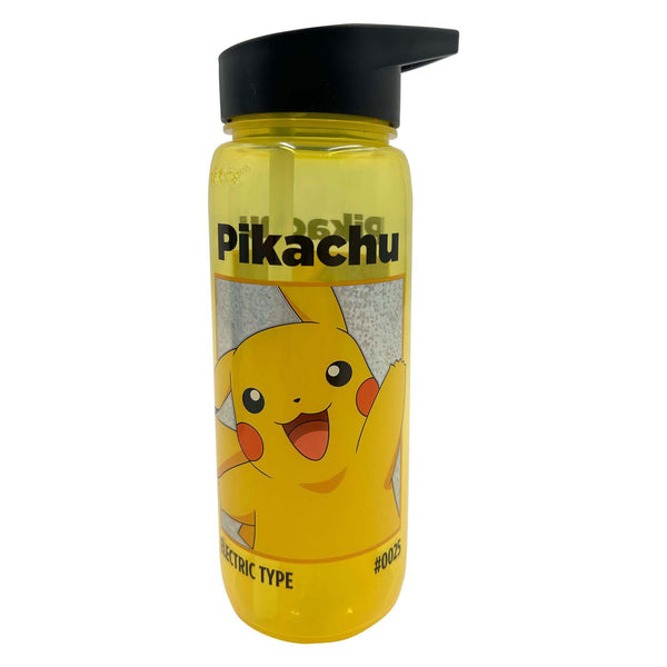 Pokémon pikachu drinkfles geel - 600 ml. met drinktuit