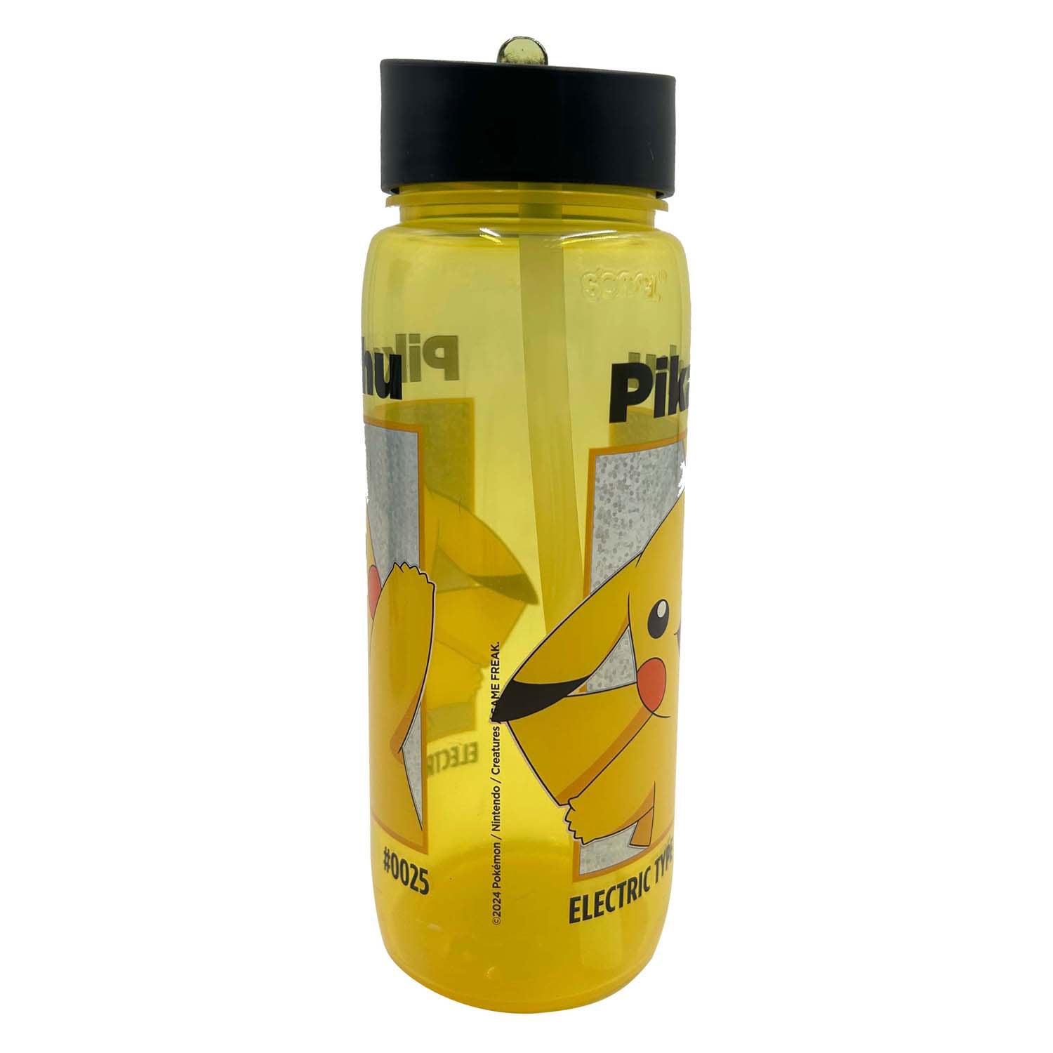 Pokémon pikachu drinkfles geel - 600 ml. met drinktuit
