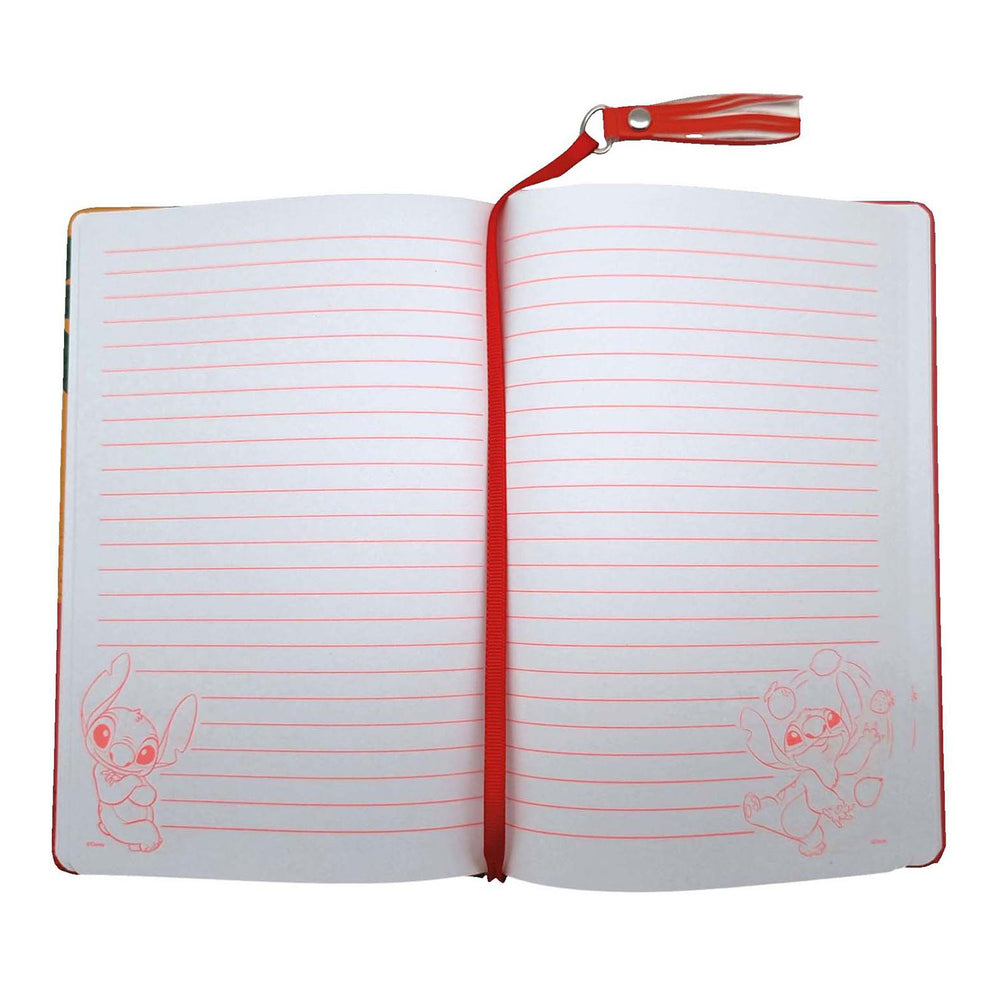Speelgoedland stitch notitieboek glitter watermeloen
