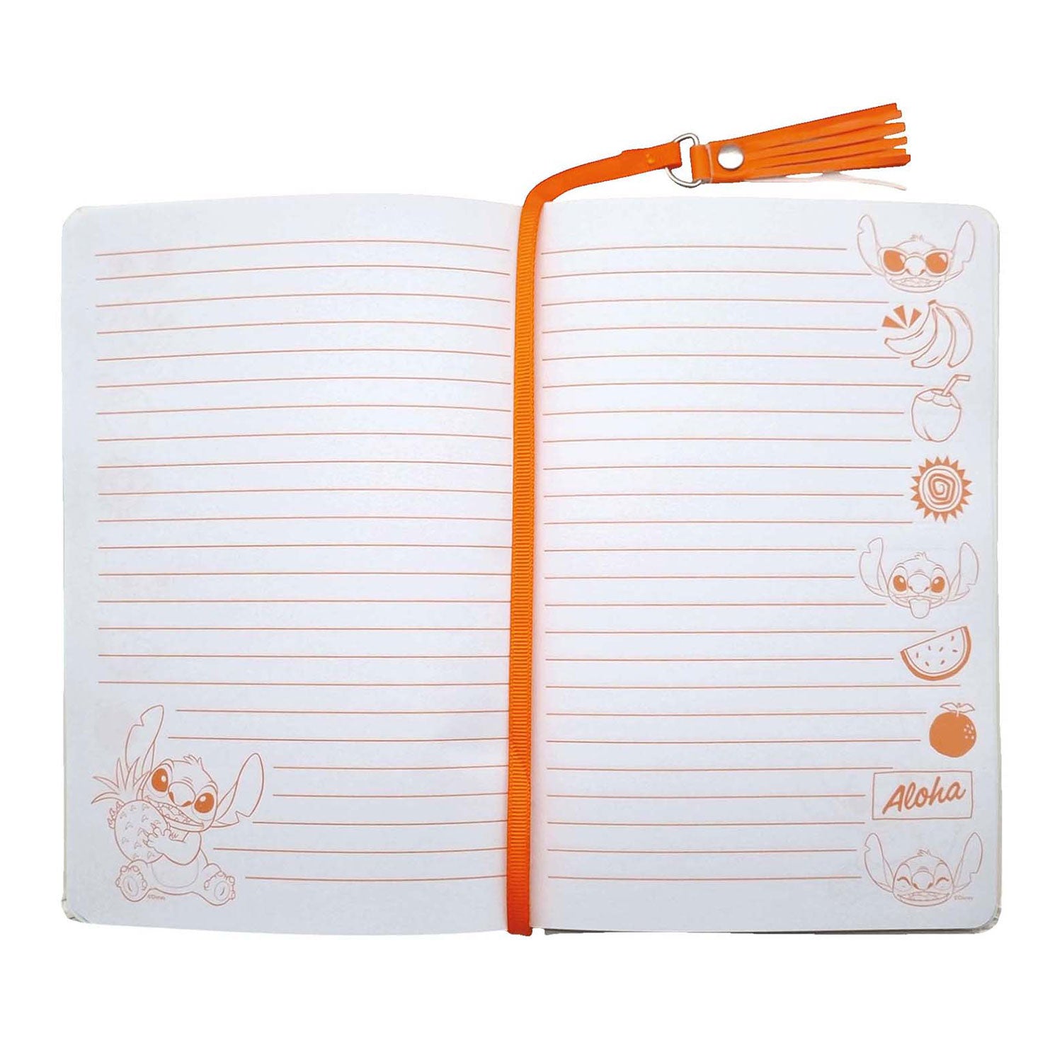 Stitch notitieboek glitter