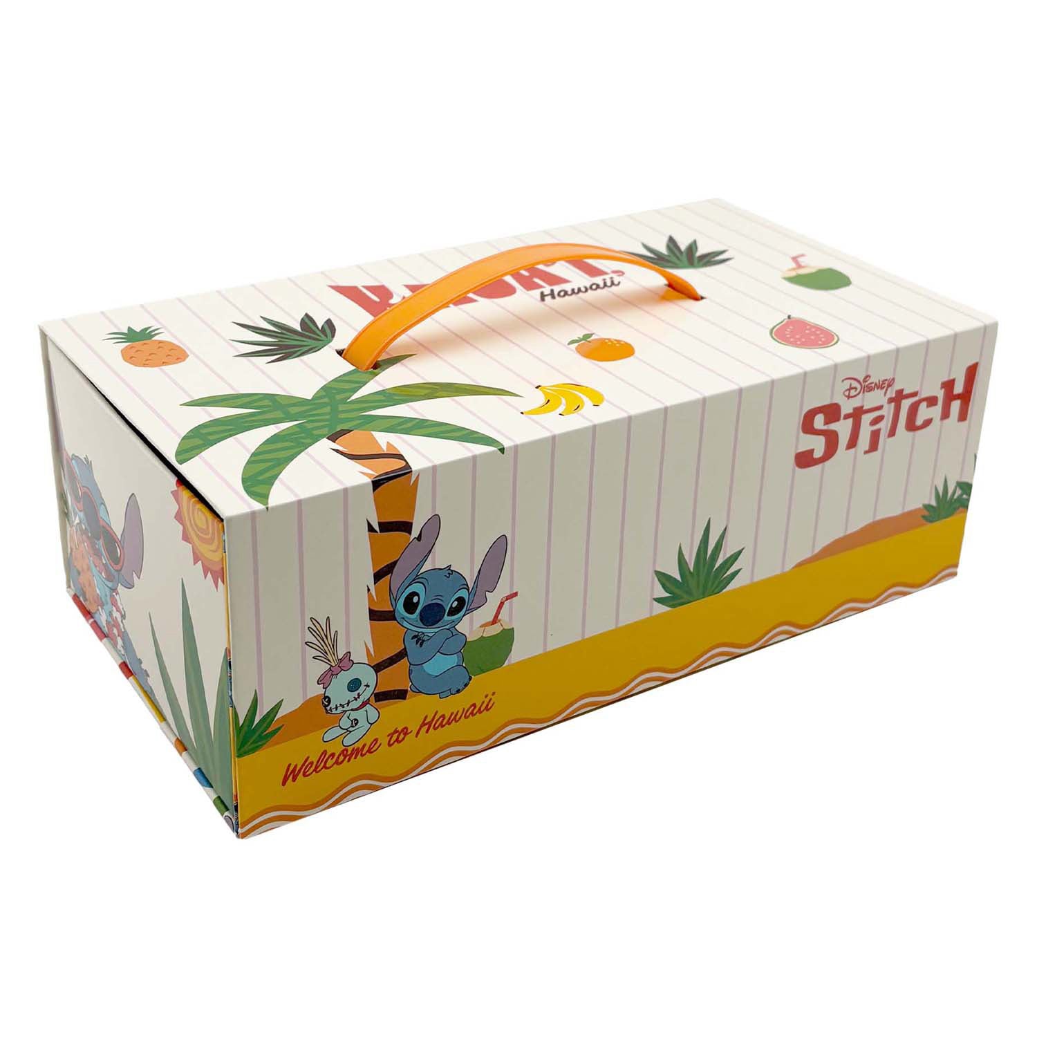 Speelgoedland stitch kleurkoffer set - 52dlg.