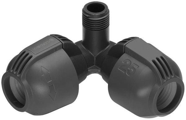 Gardena sprinklersysteem - l-stuk 25mm x 1 2'' buitendraad