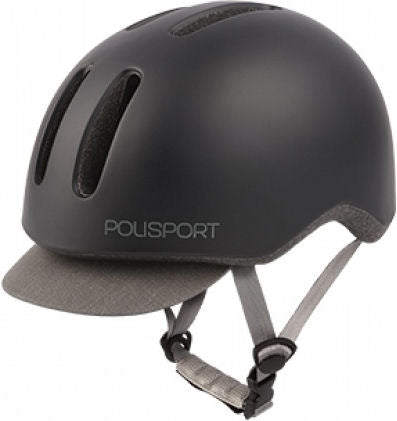 Casque de vélo Polisport Commuter L (58-61cm) - gris noir mat