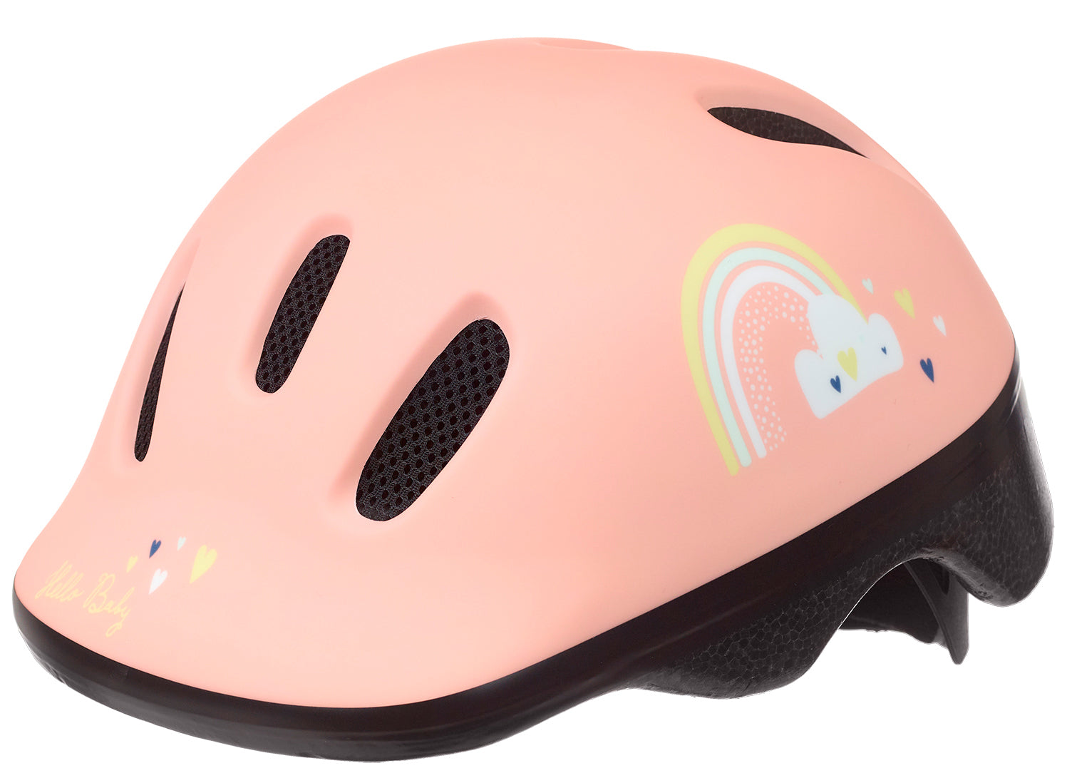 Polisport babyhelm happy rainbow xxs 44-48 cm roze