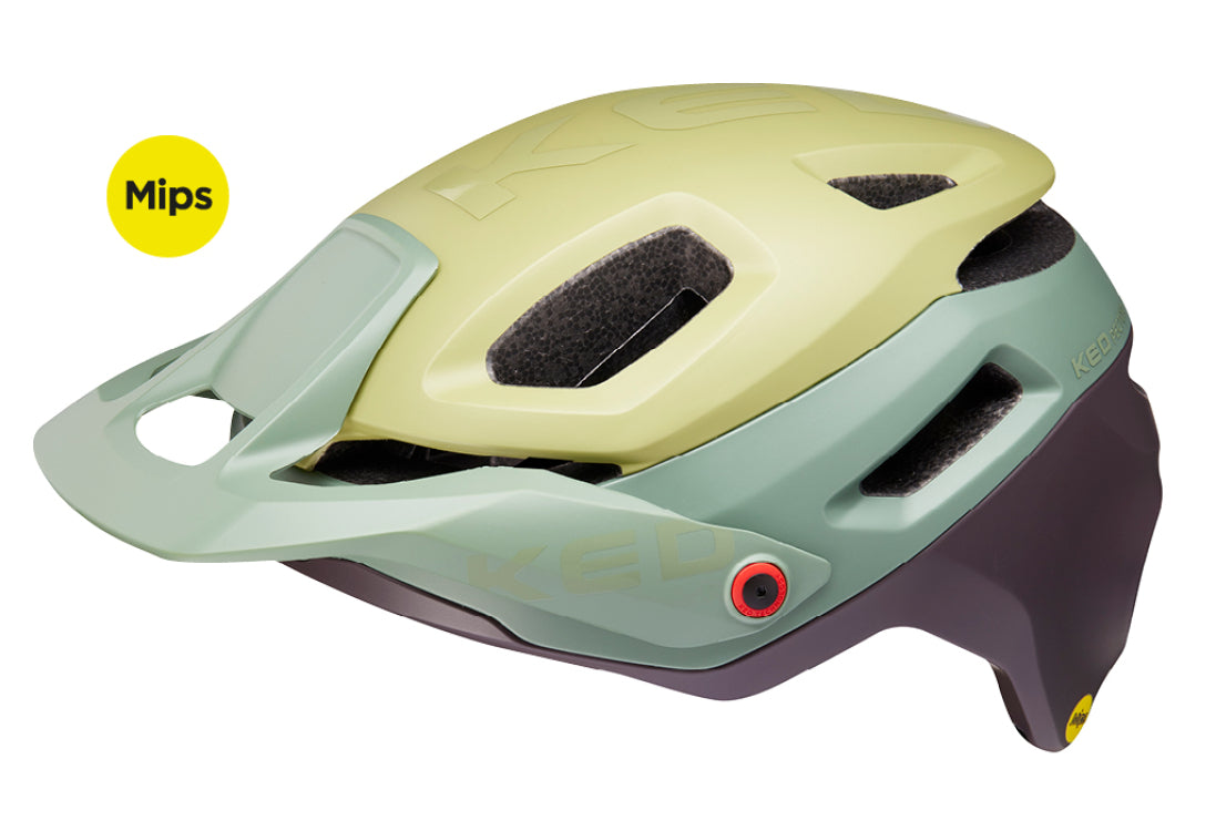 Casque de vélo KED Pector ME1 L (56-61cm) - olive lilas