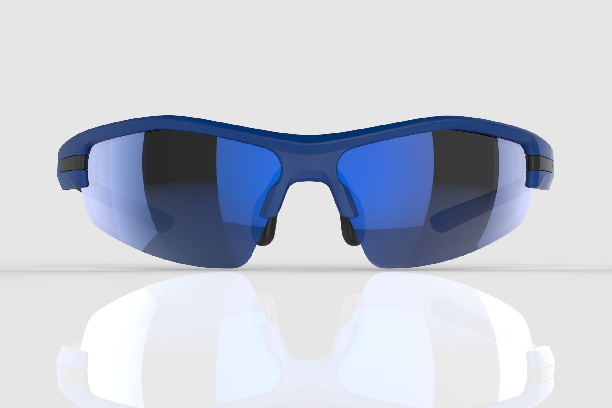 Lunettes de soleil Mirage Sport avec 3 paires de verres - bleu noir