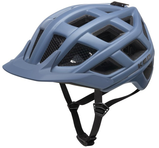 Fietshelm KED Crom M (52-58cm) - Blauw Grijs mat